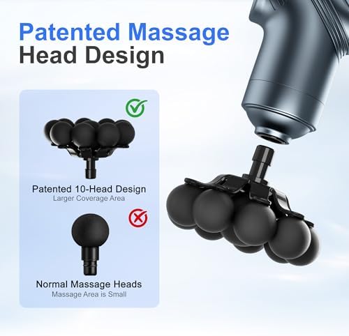 LEERCON Massage Gun Deep Tissue Mini Muscle Back Massager for Pain Relief - Image 2