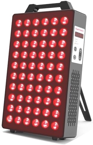 BONTANNY Red Light Therapy, 660nm 850nm 2-Wavelength Red Near Infrared Light Device with 60 Dual Chip Clinical Grade LEDs, Remote Control, Timer for Face, Body, Skin, Pain Relief, BO-300 (Black) by BONTANNY