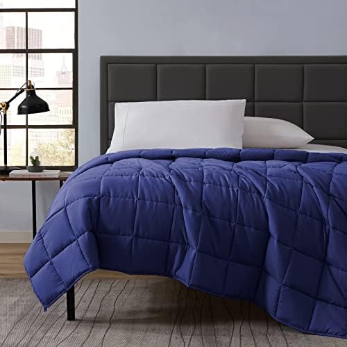 L'AGRATY Weighted Blanket - 40"x60" 10lbs Cooling Breathable Microfiber Material with Glass Beads Small Blanket for All-Season Summer Fall Winter Soft Thick Comfort - Image 3