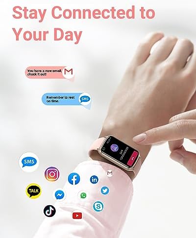 Amzhero Health Fitness Tracker with 24/7 Heart Rate, Blood Oxygen, Blood Pressure, Sleep Tracker, 5ATM Waterproof Activity Trackers with Step Tracker, Pedometer (S & L Bands Included) - Image 5