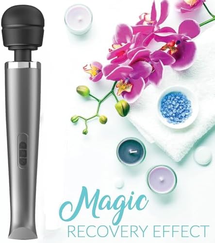 Therapeutic Cordless Massager - Powerful Massage Tool Handheld 8 Speeds 20 Patterns - Rechargeable Hand Massagers for Sore Muscles - Hand Held Massage Tool for Neck & Back - Image 4