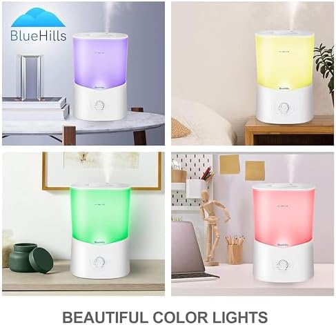 BlueHills Premium 3000 ML Essential Oil Diffuser Humidifier Large 3L White - Image 3