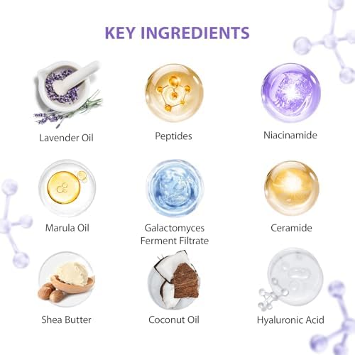 Gifts for Women, 55 Pcs Lavender Hydrating Skin Care Set, Home Spa Basket - Image 6