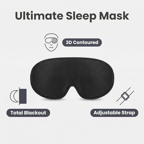 1/2 Pack Sleep Masks Women Men Soft Eye Mask for Sleeping - Image 2