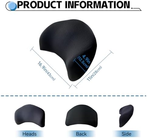 Lumbar Support Pillow for Car, 100% Memory Foam Lumbar Pillow for Car Seat - Image 2