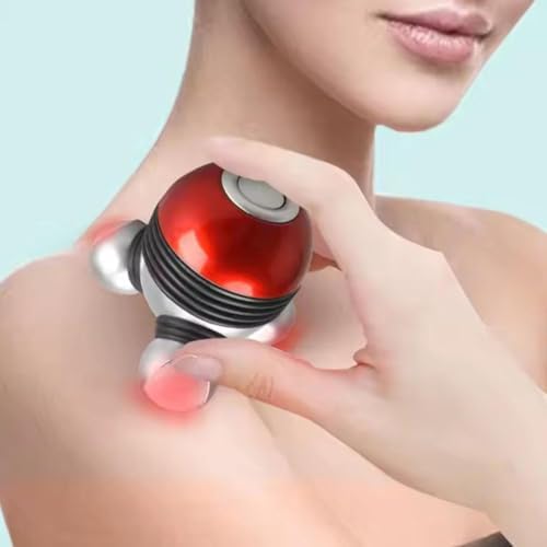Mini Handheld Massager Portable Vibrating Body Massager (White) - Image 3