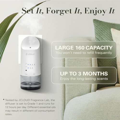 JCLOUD Waterless Plug in Scent Diffuser for Essential Oils, 2 Pack, White - Image 6