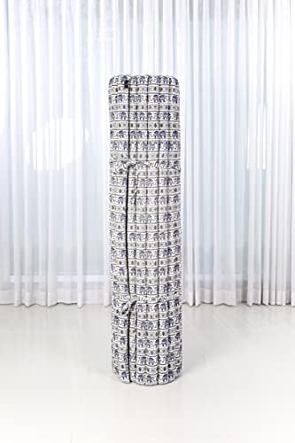 Leewadee Extra Wide Thai Roll Mat 75 x 57 inches Kapok Firm - Image 4