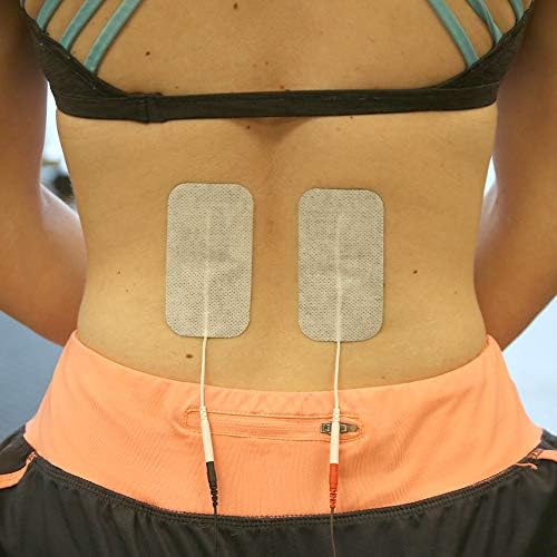 reserv 2" x 4" Rectangle Premium Re-Usable Self Adhesive Electrode Pads for TENS/EMS Unit, Fabric Backed Pads with Premium Gel (Latex Free)(16 Electrodes) - Image 5