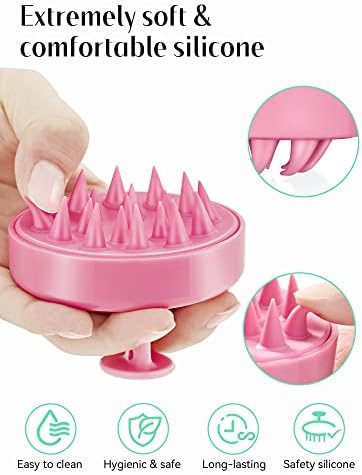 HEETA Scalp Massager Hair Growth Scrubber for Dandruff Removal Hair Care - Image 3