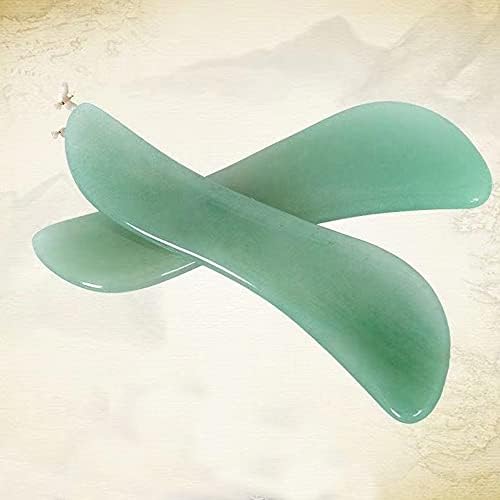 Gua Sha Facials Tools for Back Massage Tools Board Natural Jade Stone for SPA Acupuncture Therapy Trigger Point Treatment - Image 7