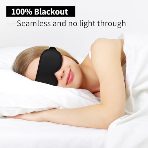 Easysleep Sleep Eye Mask 3D Contoured Cup Sleeping Mask with 100% Light Blocking and Adjustable Strap Soft Breathable Eye Cover Night Blindfold Mask for Men Women. - Image 2