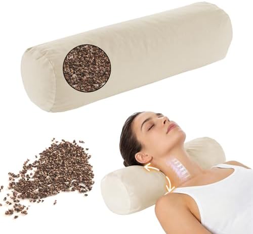 Adjustable Buckwheat Neck Pillow - Cervical Roll to Relieve Tension by Lofe
