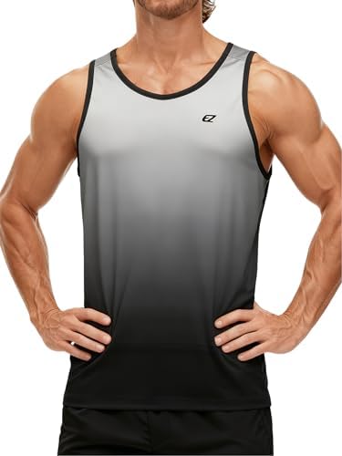 EZRUN Men's Quick Dry Workout Tank Top UPF 50+ Sweat-Wicking Gym Shirt - Image 5