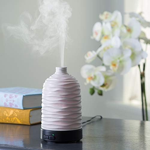Airome Harmony Medium Essential Oil Diffuser|100 mL Humidifying Ultrasonic Aromatherapy Diffuser 8 Colorful LED Lights, Intermittent & Continual Mist, Auto Shut-Off - Image 2