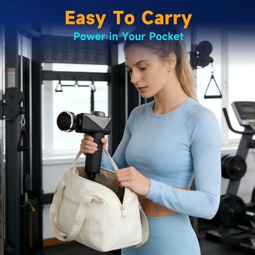 Massage Gun with Heat, Powerful Warming Massage, Home & Travel - Image 5