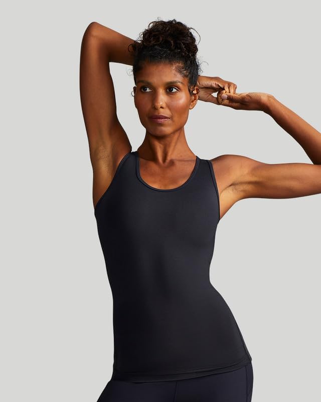 Tommie Copper for Women Lower Back Support Tank Compression Shirt for Women for Lower Back Pain Relief - Image 3
