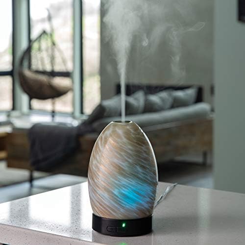 Airome Sparkling Sands Medium Essential Oil Diffuser|100 mL Humidifying Ultrasonic Aromatherapy Diffuser 8 Colorful LED Lights, Intermittent & Continual Mist, Auto Shut-Off - Image 2