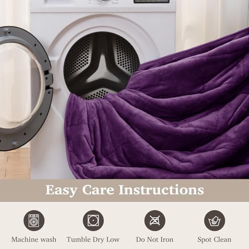 Sivio Weighted Blanket for Adult, Queen Size 20 lbs 60 x 80 Inches - Image 6