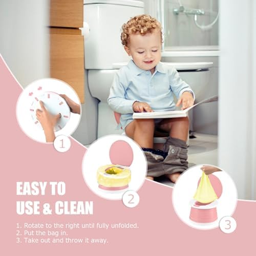 Portable Potty for Toddler Travel Foldable Car Potty Seat for Boys Girls - Image 3