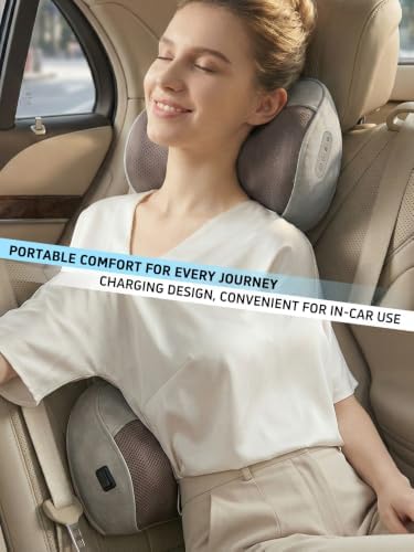 Cordless Neck & Shoulder Massager with Heat, Rechargeable - Image 7