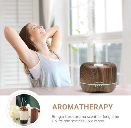 Homeweeks Essential Oil Diffuser for Room Aromatherapy Scent Diffuser - Image 3