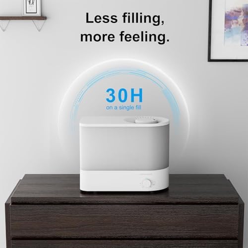 MEGAWISE 6L Humidifier,Ultrasonic Cool Mist Humidifier with Top Fill Design - Image 2