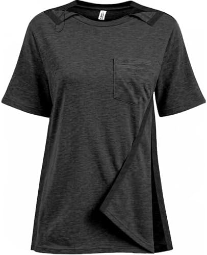 Women Shoulder Surgery Shirts for Women Tear Away Post Surgery Shirt for Men Full Snap Access Recovery Clothing by UCOVERIT