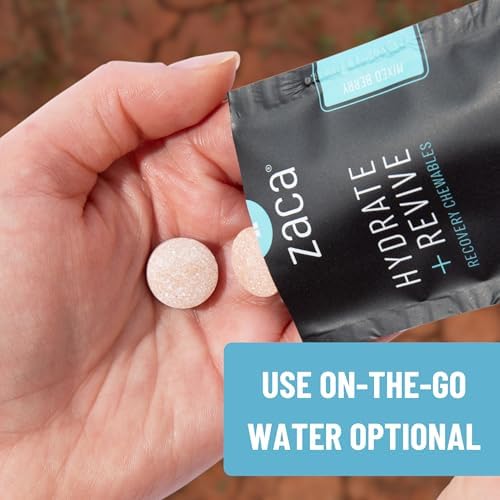 Zaca Recovery Chewable Supplement | Hydrate + Revive | 2 Packs = 4 Tablets - Image 5