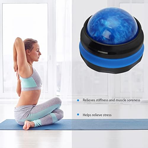 Coolrunner Massage Ball, Manual Roller Massager, Handheld Self Massage Therapy and Relax Full Body Tools for Sore Muscles, Shoulders, Neck, Arms, Legs, Back, Foot, Body (Blue) - Image 7