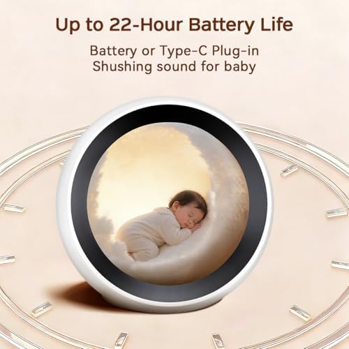 Portable Sound Machine White Noise Machine for Baby Kids Adults Sleeping with 32 Soothing Sounds 32 Volume Levels Brown Noise Machine with 4 Timer Memory Funtion for Travel Office Privacy - Image 3