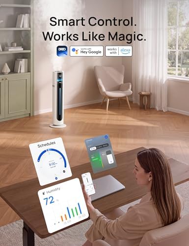 DREO 11L Smart Humidifier 747S Large Room 700 ft², 100H Runtime, 21dB Quiet - Image 4