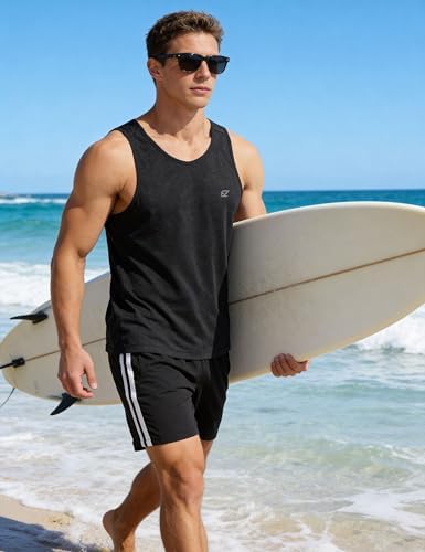 EZRUN Men's Quick Dry Workout Tank Top UPF 50+ Sweat-Wicking Gym Shirt - Image 3
