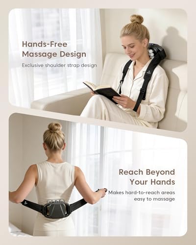UOTT Mini Curved 16-Head Massage Gun Deep Tissue, Ergonomic Back Massager - Image 4