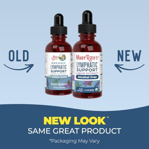 MARYRUTH'S Organic Lymphatic Support Liquid Drops, Herbal Blend, Non-GMO - Image 3