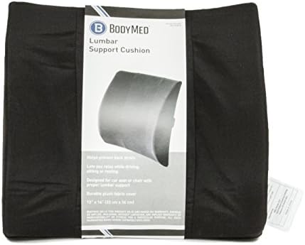 BodyMed Lumbar Support Cushion, Standard, Black – Lower Back Support for Improved Comfort – Ideal for Use at Home, in The Office, and Traveling – Durable, Adjustable, & Lightweight (Pack of 2) - Image 7