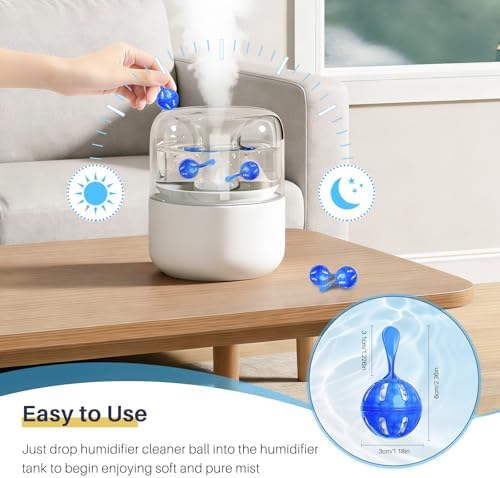 12 Pack Humidifier Tank Cleaner Balls compatible with All humidifiers - Image 3