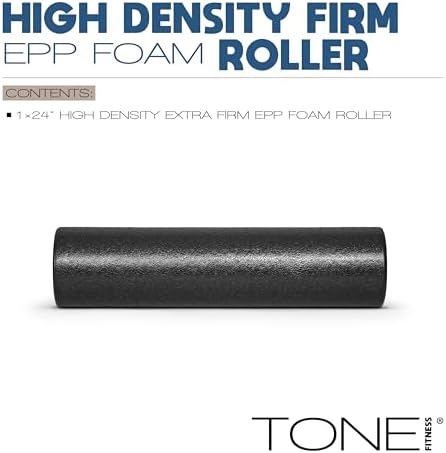 Tone Fitness High Density EPP Foam Exercise Foam Roller for Yoga, Pilates, Stretching, Massage, and Recovery | Multiple Sizes and Colors - Image 2