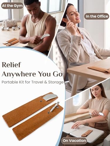 Rena Chris Stainless Steel Muscle Scraper Tool and Acupressure Pen 2-Pieces - Image 6
