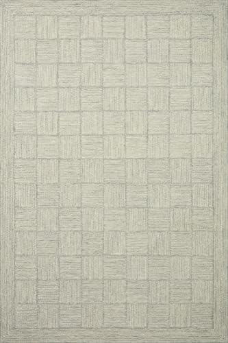 Loloi Chris Loves Julia Francis Silver/Sky 2'-3" x 3'-9" Accent Rug - Image 3