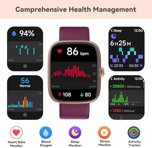 Senior Friendly Fitness Tracker, No App No Phone Required, 1.83'' Display - Image 7