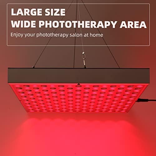 LED-Red-Light-Therapy-Device - 45W LED Panel Deep 660nm and Near-Infrared 850nm Light Combo for Skin Beauty, Pain Relief of Muscles and Joints - Image 2
