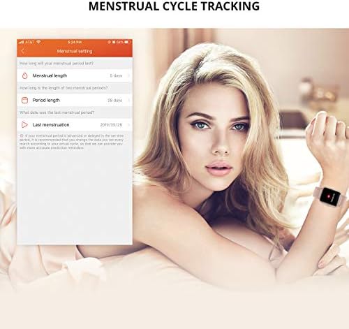 Fitpolo Smart Watch for Women,1.8” Touchscreen, Bluetooth Call, Alexa Built-in,24/7 Heart Rate SpO2 Monitor,Step Counting,Sleep Tracking, IP68 Waterproof Fitness Tracker Watch for Android iPhone - Image 5