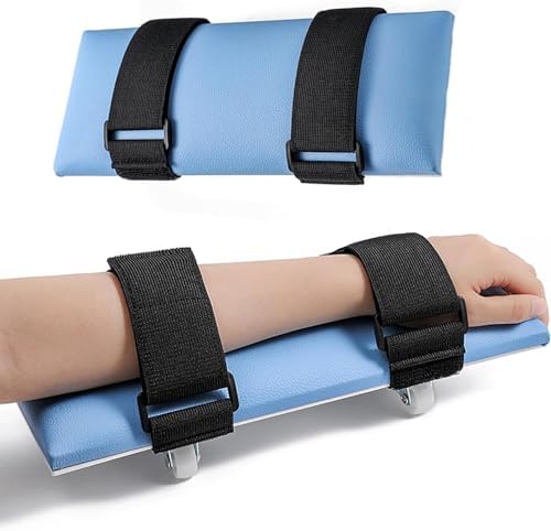 Desktop Rehab Skateboard, Arm Rehabilitation Exercise Assisting Equipment 360° Roating Wheels Rehabilitation Trainer for Stroke Hemiplegia Nerve Injury by HangingFileFolders