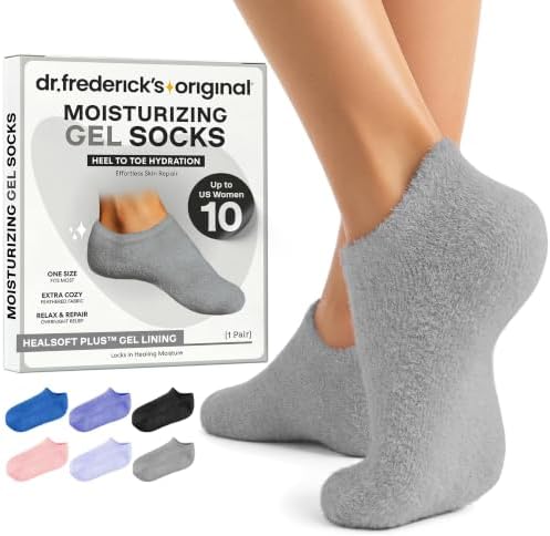 Dr. Frederick's Original Moisturizing Gel Socks, Mellow Moon, 1 Pair by DrFredericksOriginal