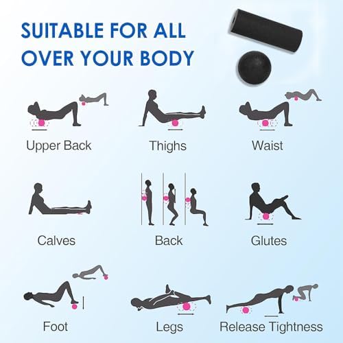 Mini Foam Roller, High Density Massage Tool for Physical Therapy - Image 7