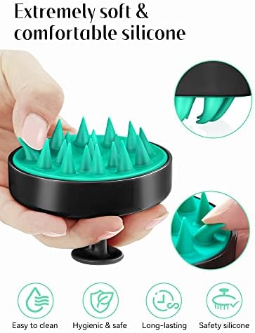 HEETA Scalp Massager Hair Growth Scrubber for Dandruff Removal Hair Care - Image 3