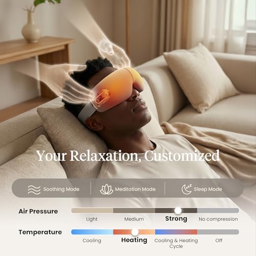BOB AND BRAD Neck Massage with Heat and Eye Massager with Heat & Cooling - Image 6