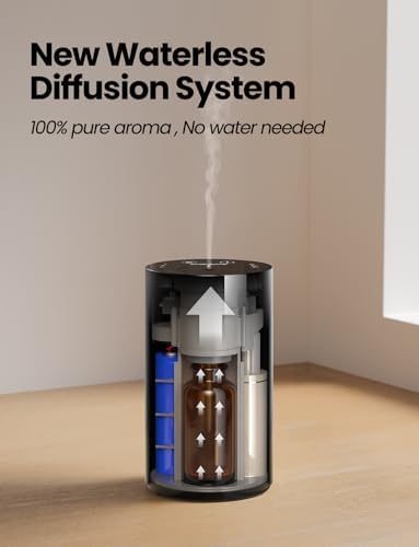 Waterless Essential Oil Diffuser Starter Kit with 4x10mL Hotel Scent Oils - Image 4