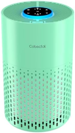 Cobectal Air Purifiers for Home Bedroom with 3-in-1 Filter, Green by cobectalsupplier